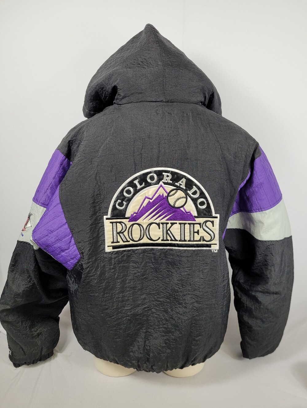 Colorado Rockies Vintage 90s Starter Puffer Coat Size XL